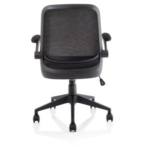 task operator mesh back chair back view
