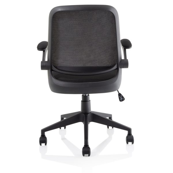 task operator mesh back chair back view