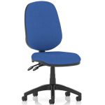 budget task operator chair in blue fabric