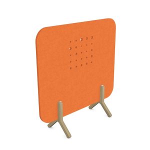 acoustic office screen for the office in mandarin fabric