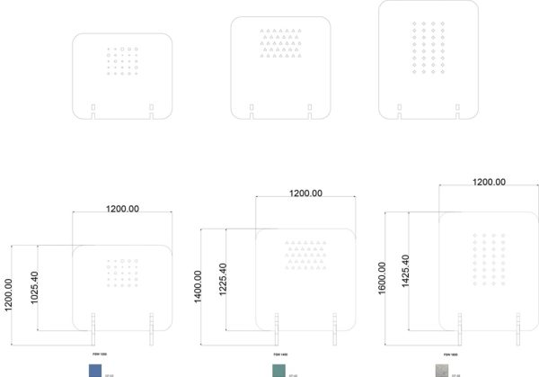 acoustic screen dimensions