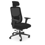 mesh back office chair with headrest