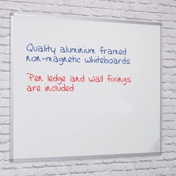 non magnetic white board