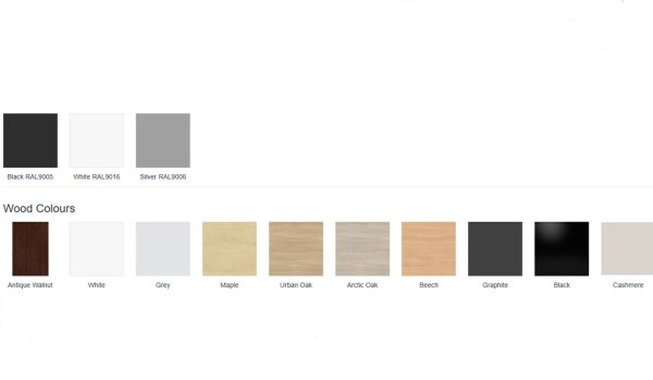 sit stand desk colour choices
