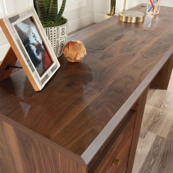 walnut l shaped desk for home office