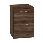 2 drawer filing cabinet in barogue oak
