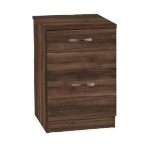 2 drawer filing cabinet in barogue oak