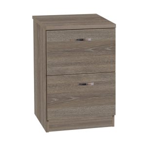 2 drawer filing cabinet in truffle oak