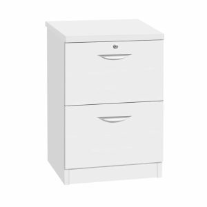 2 drawer filing cabinet white
