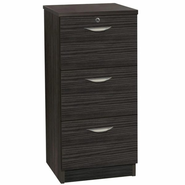 3 drawer filing cabinet black
