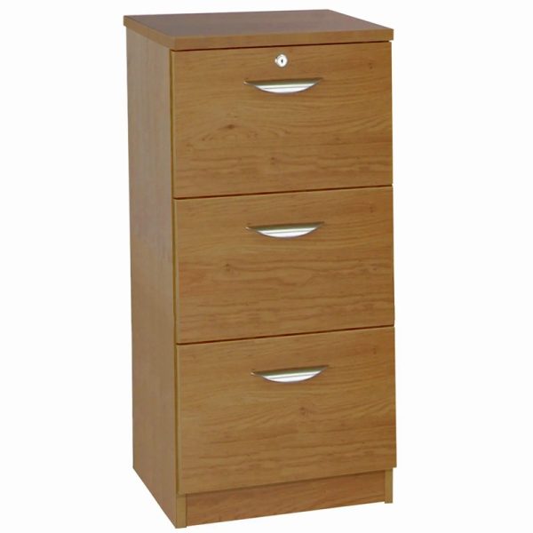 3 drawer filing cabinet english oak