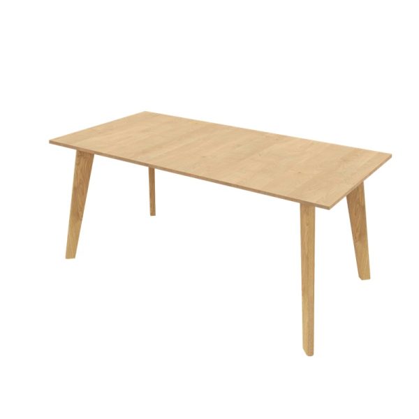 wood dining table with maple top