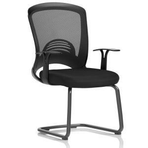 cantilever visitor chair black