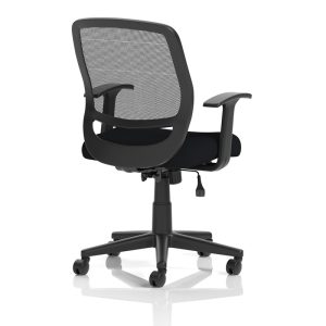 mesh back chair back view