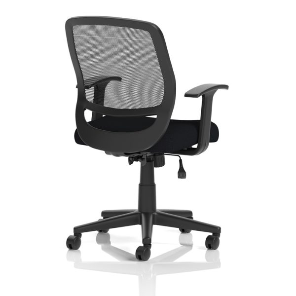 mesh back chair back view