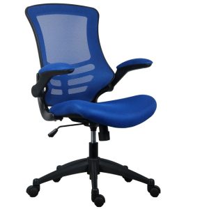 mesh office chairs blue