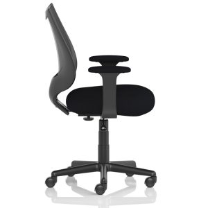 mesh office chair side view