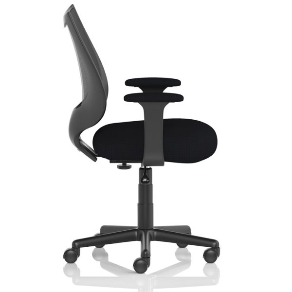 mesh office chair side view
