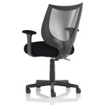 mesh office chair back view