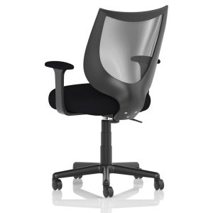 mesh office chair back view