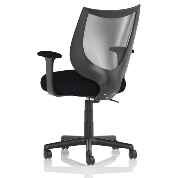 mesh office chair back view