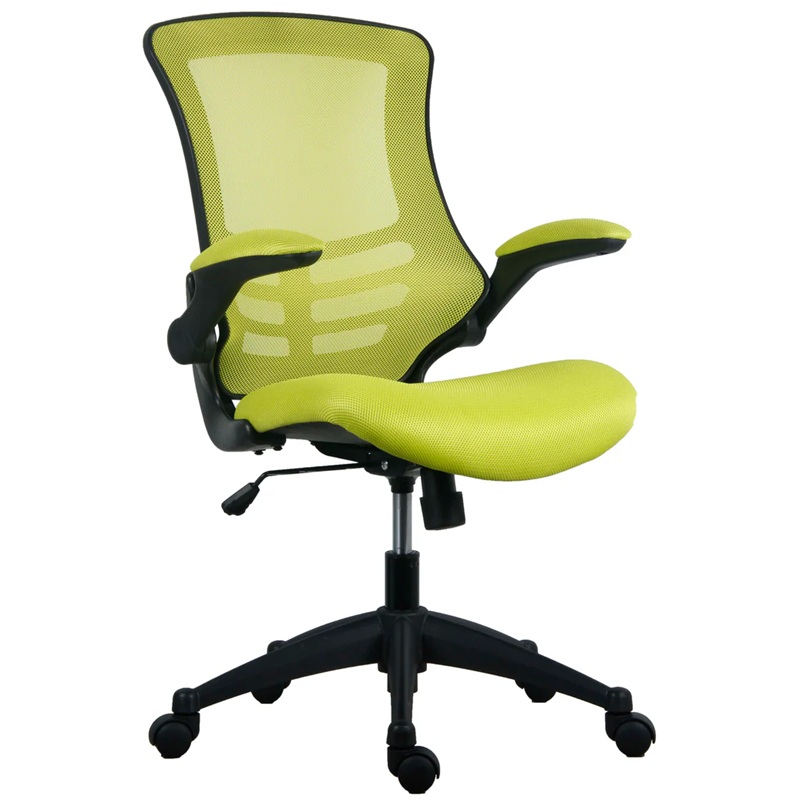 office mesh back chair green
