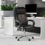 office heavy duty chair black pu