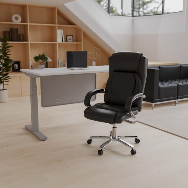 office heavy duty chair in office in front of office desk