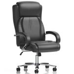 office heavy duty chair black pu