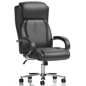 office heavy duty chair black pu