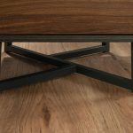 l shaped home office desk base close up