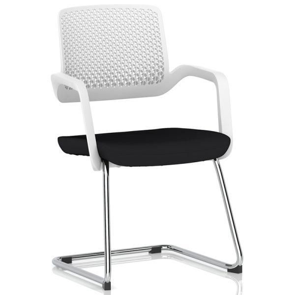 cantilever training chair white
