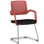 cantilever training chair red
