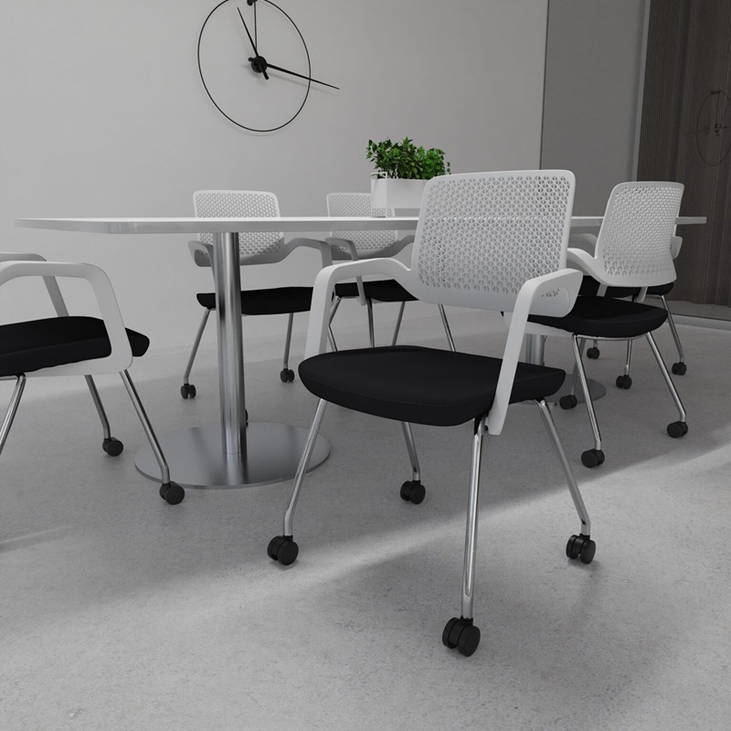 contemporary training chair around meeting table