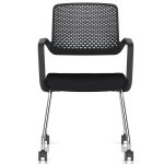 contemporary training chair with castors