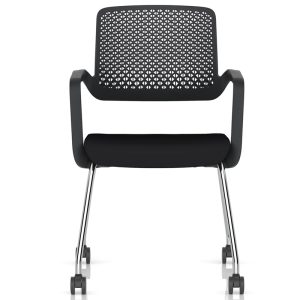 contemporary training chair with castors