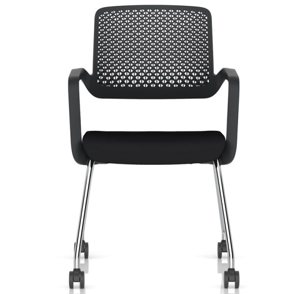 contemporary training chair with castors