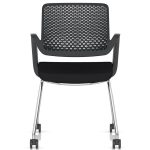 contemporary training chair on castors