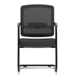 mesh back visitor chair front view