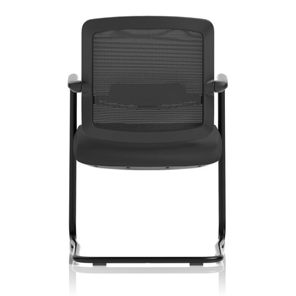 mesh back visitor chairs back view