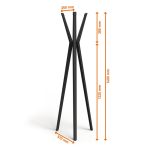 coat stand black dimensions