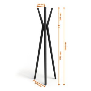 coat stand black dimensions