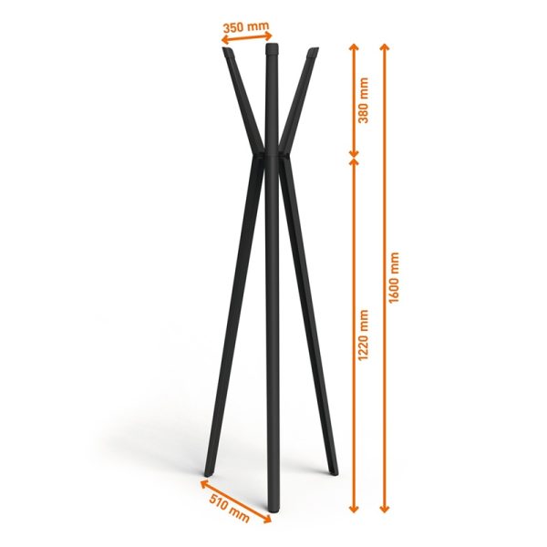coat stand black dimensions