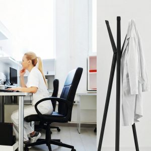aluminium coat stand in office