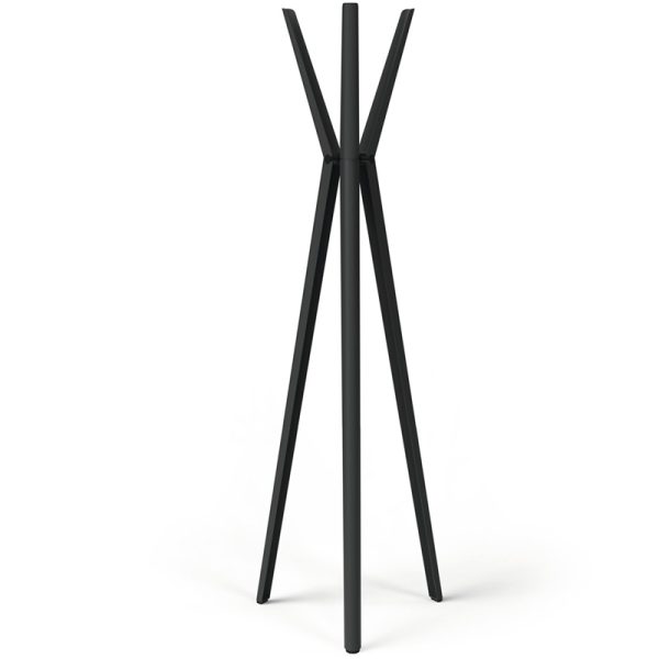 black coat stand