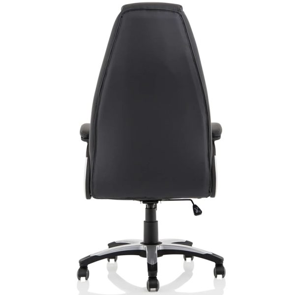 black leather office chair