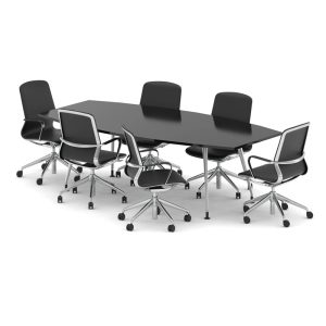 boardroom table with meeting chairs bundle