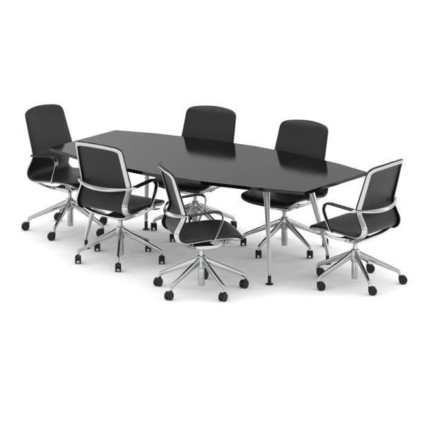 boardroom table with meeting chairs bundle
