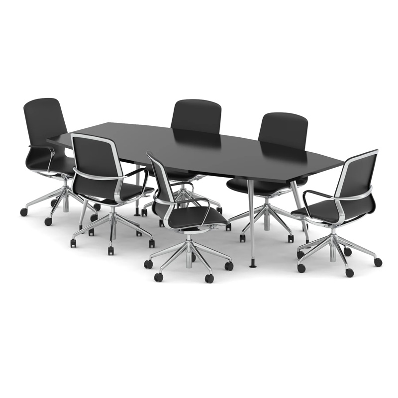 boardroom table with meeting chairs bundle