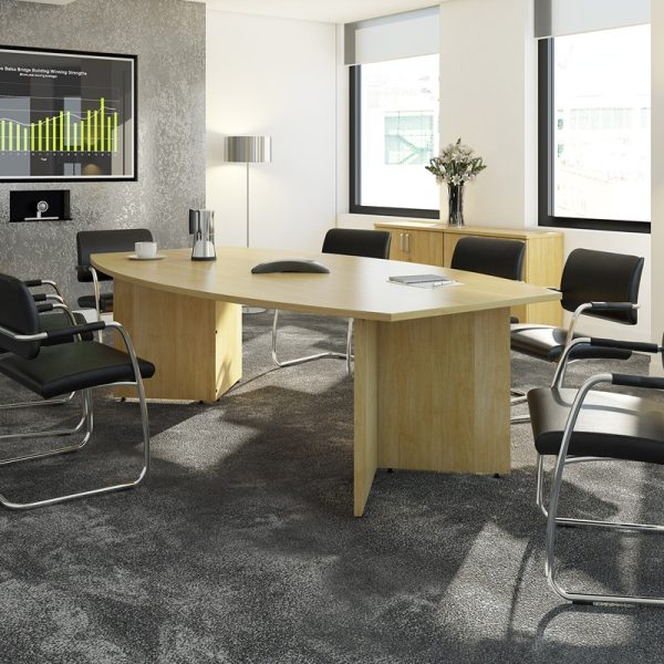 contemporary meeting chair with black leather seat and chrome cantilever frame